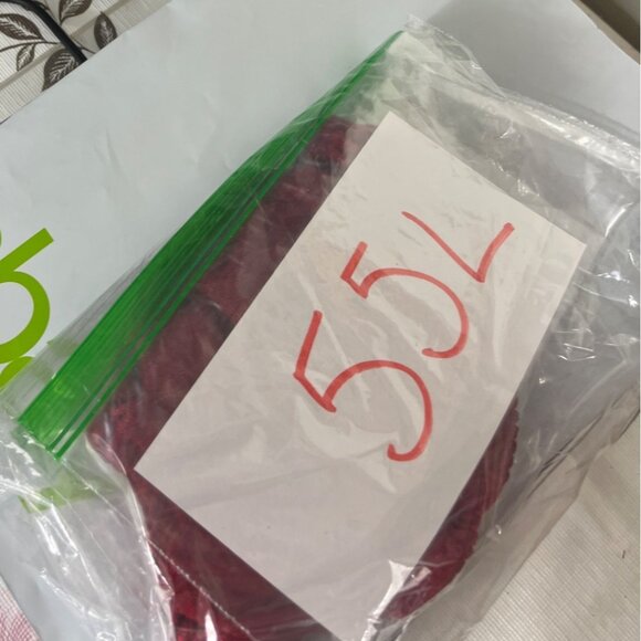 Capucine Red Lace French-Made Sheer Bra Size 34 - Picture 6 of 6